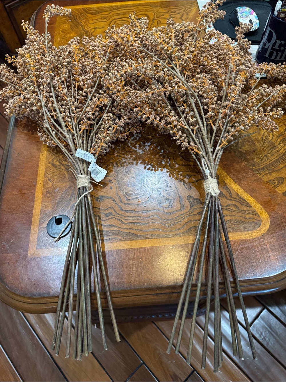Pottery Barn Rust-Toned Dried Floral Bundles